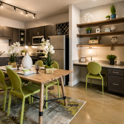 Spacious kitchens with thoughtful details